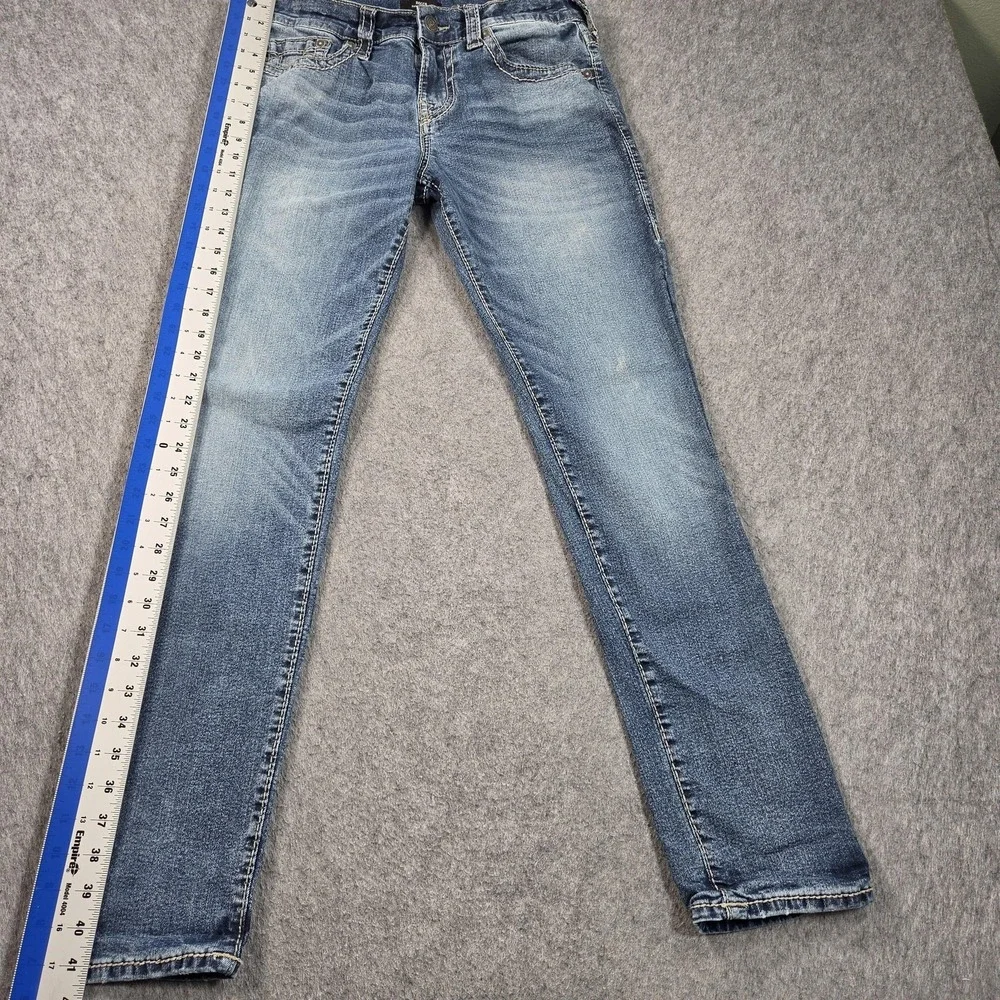 True Religion Rocco Relaxed Skinny Jeans Mens 30x30 (tag 30) Blue Wash Stretch